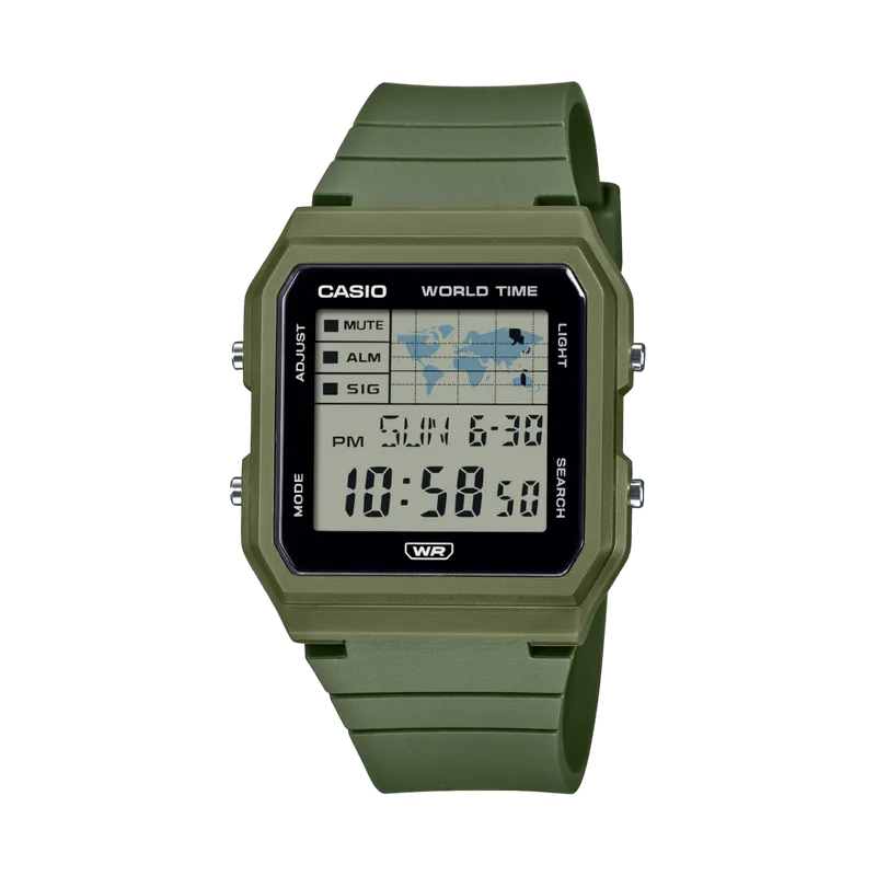 Casio Retro Vintage Series World Map Digital Watch LF-30W-3A