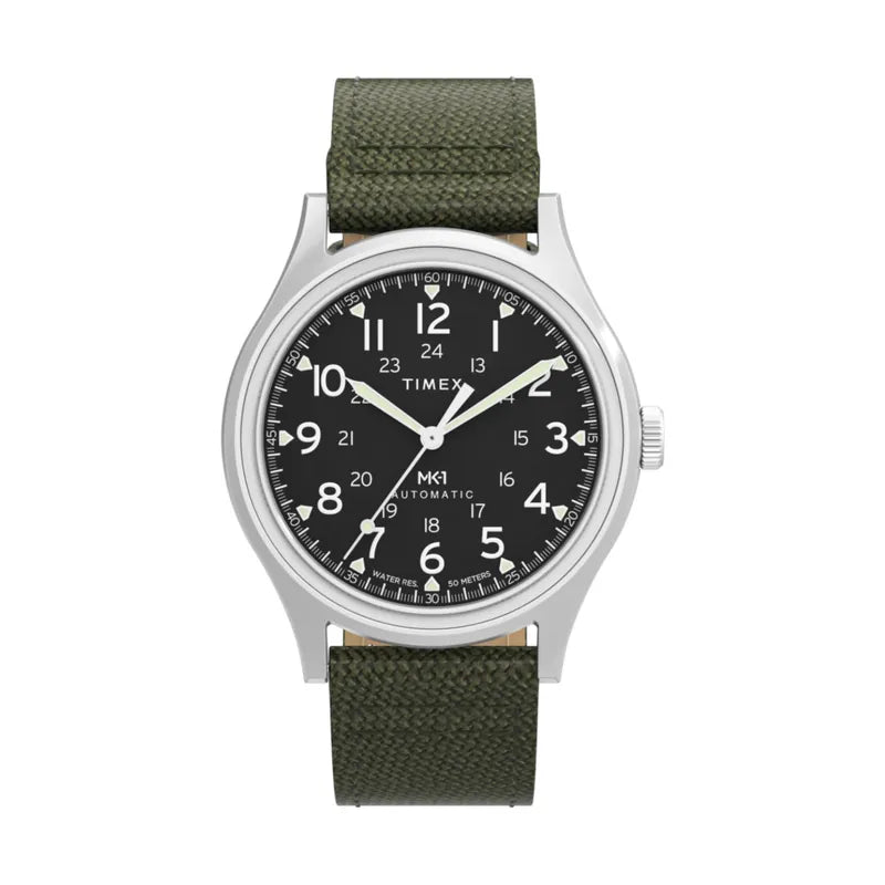 TIMEX MK1® Automatic 40mm Fabric Strap Watch TW2Y07800