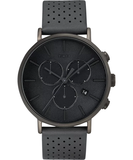 Timex TW2R97800 Fairfield Supernova Chronograph 41mm Leather Strap Watch