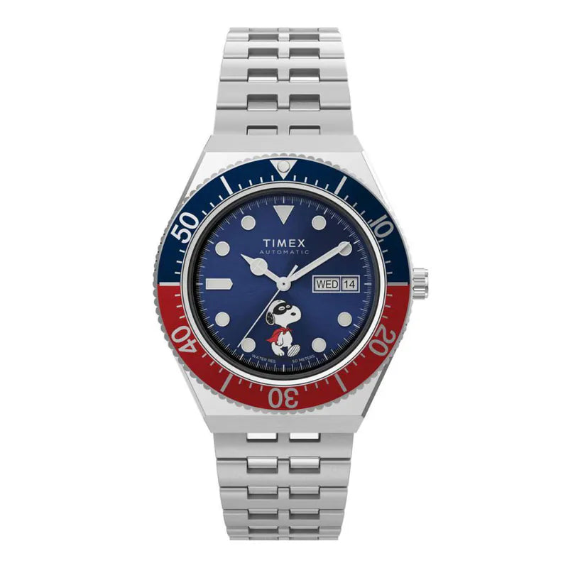 Timex M79 Peanuts Masked Marvel 40mm Watch TW2W47500