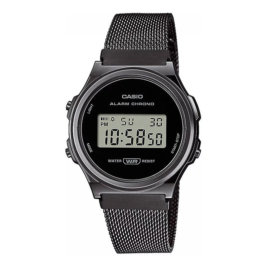 Casio A171WEMB-1A Mesh Digital Vintage Watch