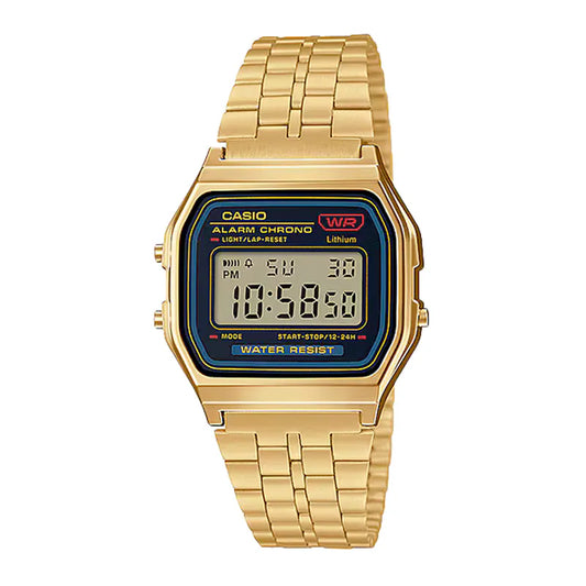 Casio A159WGEA-1 Boy Size Gold Digital Vintage Watch ( Japan Made )