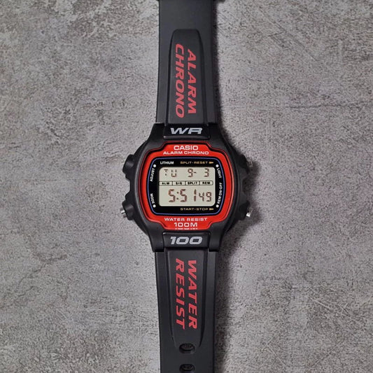 CASIO Vintage 1991 W-726A-1A Digital Watch New Old Stock