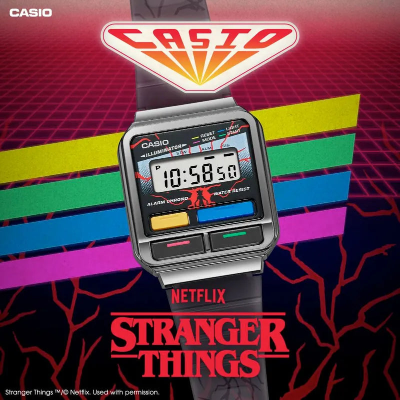 Casio x Stranger Things Retro Vintage Series Digital Watch A120WEST-1A