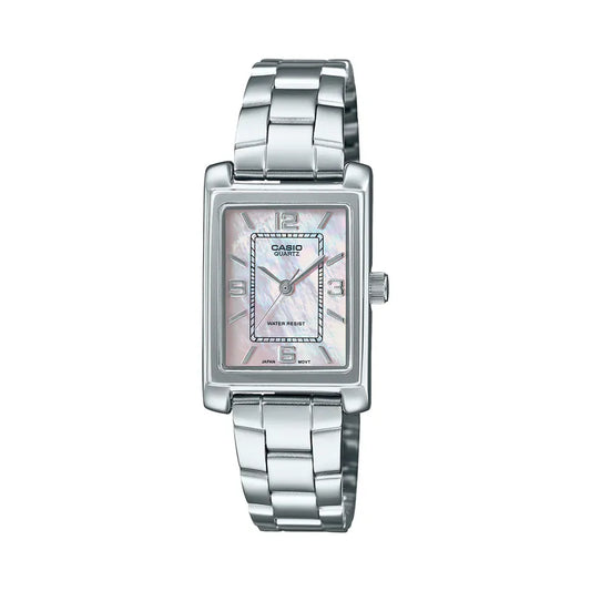 Casio LTP-1234DS-4A 21mm Ladies Vintage Watch Mother of Pearl Dial