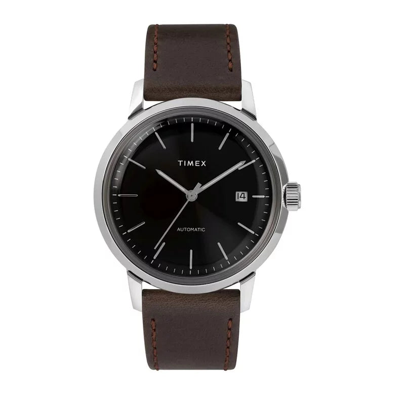 Timex Marlin Automatic 40mm Leather Watch TW2T23000