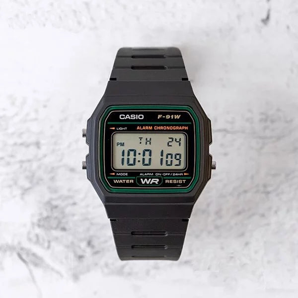 Casio F-91W-3 Boy Size Digital Vintage Watch