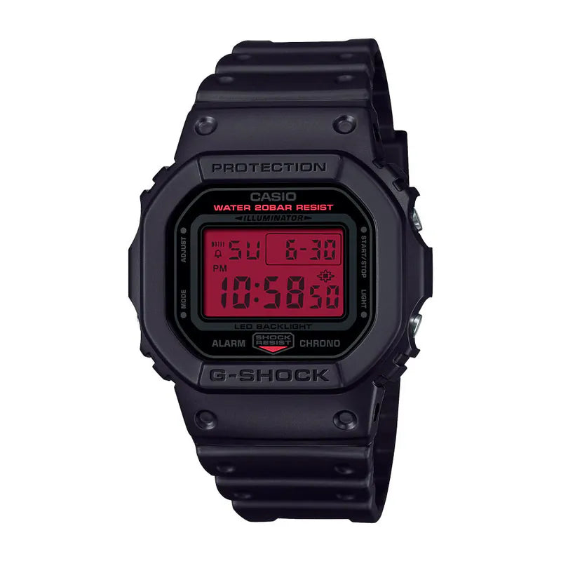 G-SHOCK CASIO Digital Watch RED DW-5600BBR-1