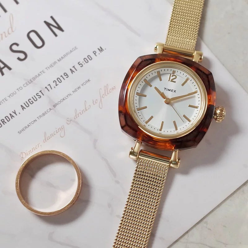 Timex Helena TW2P69900 Quartz Mesh Starp Watch