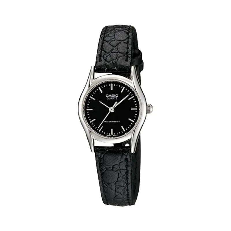 Casio LTP-1094E-1A 23mm Ladies Leather Strap Vintage Watch