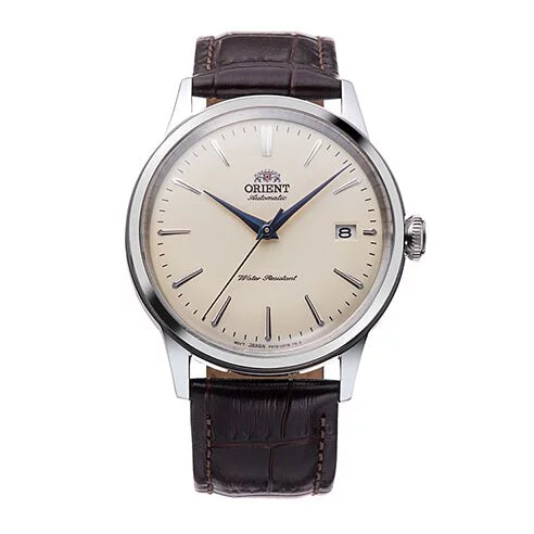 Orient Bambino 38mm Mechanical Classic Leather Watch RA-AC0M04Y30B
