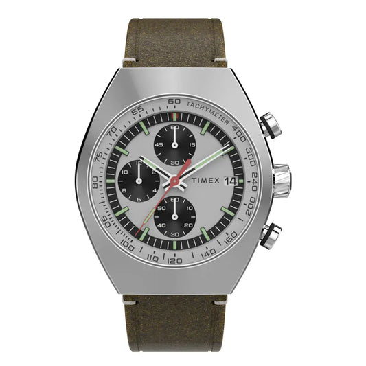 Timex Legacy Tonneau 42mm Leather Strap Watch TW2W50100