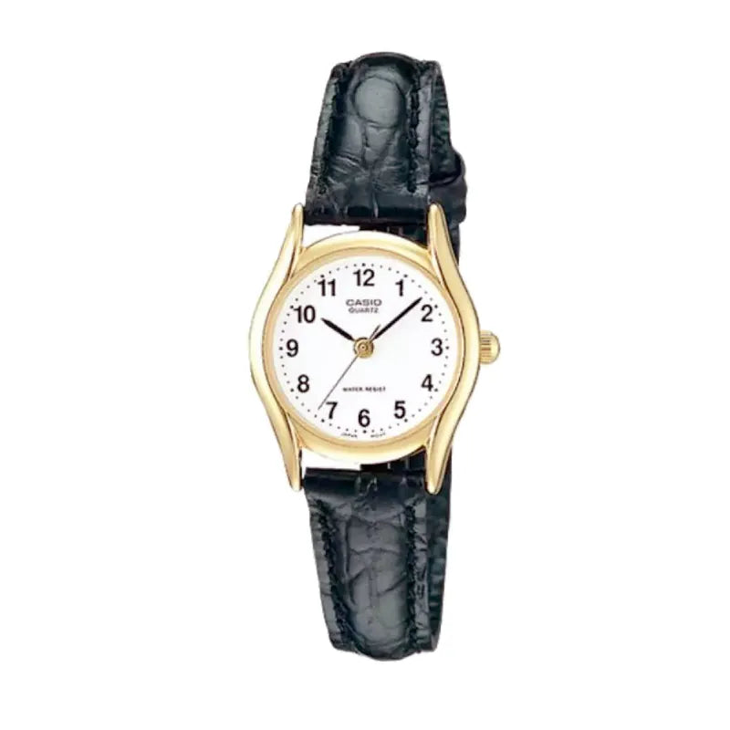 Casio LTP-1094Q-7B1 23mm Ladies Leather Strap Vintage Watch