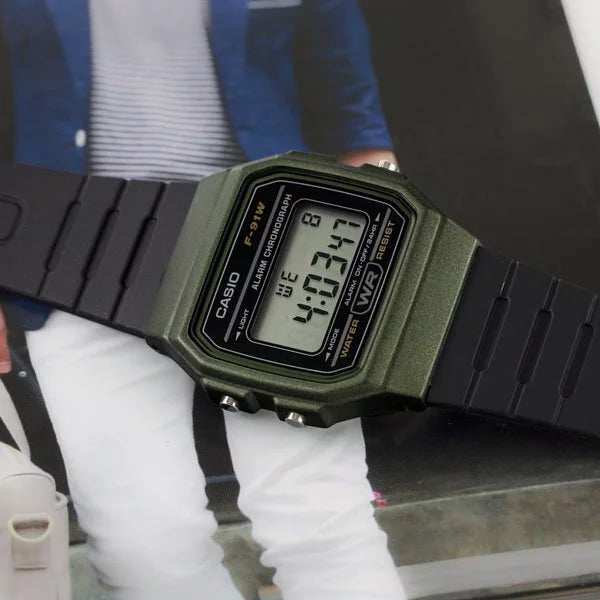 Casio F-91WM-3 Boy Size Digital Vintage Watch