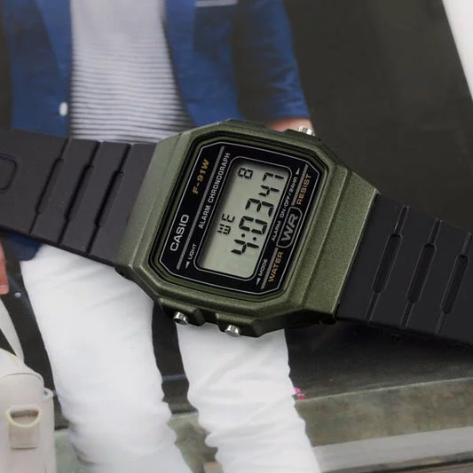 Casio F-91WM-3 Boy Size Digital Vintage Watch