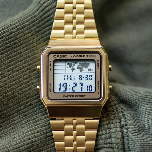 Casio A500WGA-9 Boy Size Word Time Digital Vintage Watch