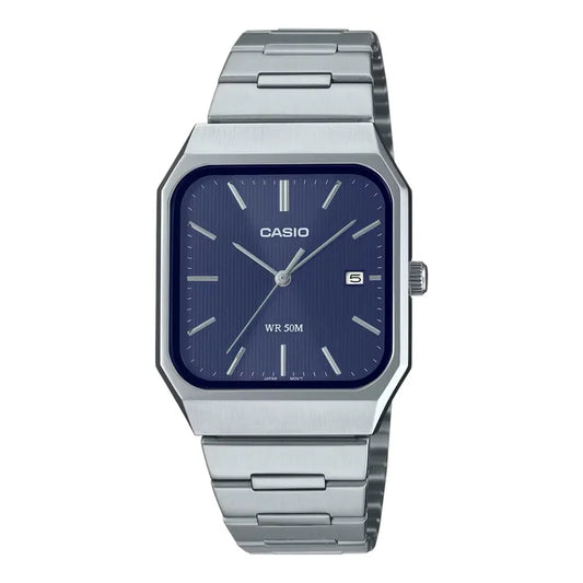 Casio Square Stainless Steel Quartz Watch MTP-B185D-2A1V