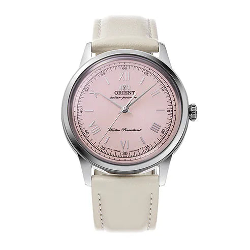 Orient Bambino 38mm Solar Leather Watch RA-WK0005P