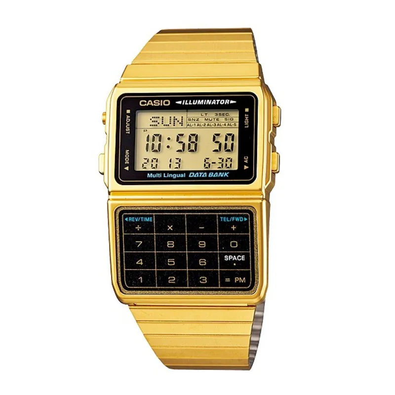 Casio DBC-611G-1 Vintage Data Bank Calculator Digital Watch