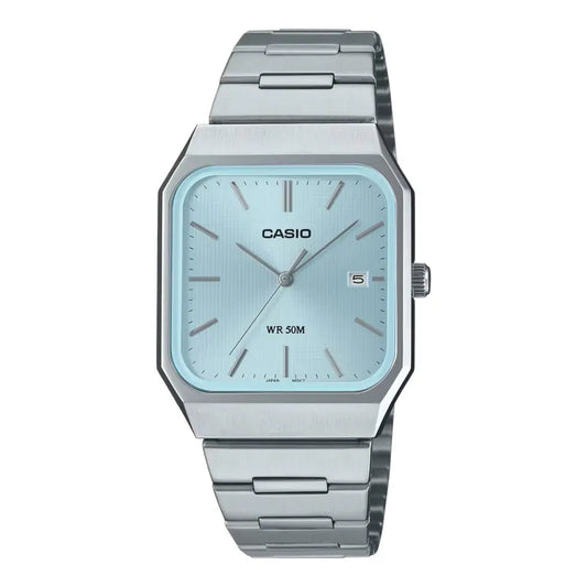 Casio Square Stainless Steel Quartz Watch MTP-B185D-2A2V