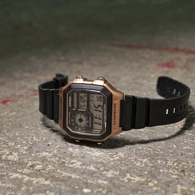 Casio Digital Vintage Watch AE-1200WH-5A