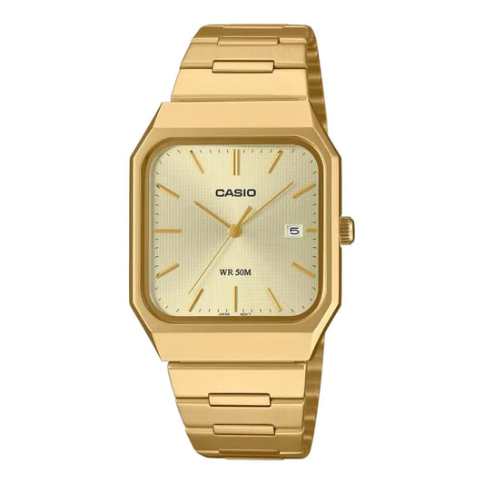 Casio Square Stainless Steel Quartz Watch MTP-B185G-9AV