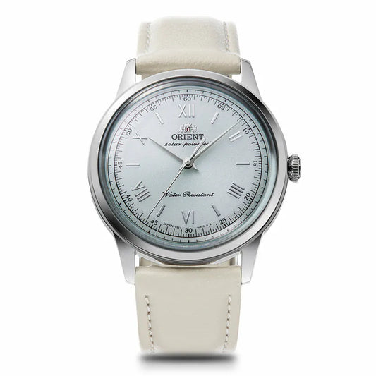 Orient Bambino 38mm Solar Leather Watch RA-WK0002E
