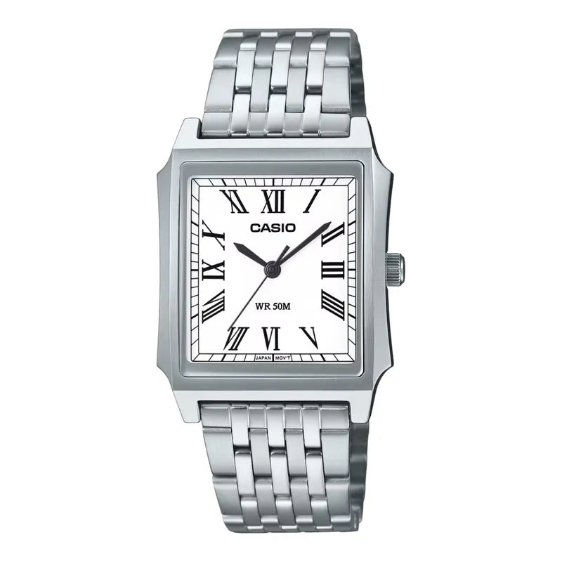 Casio Tank Stainless Steel Quartz Watch MTP-B190D-7BV