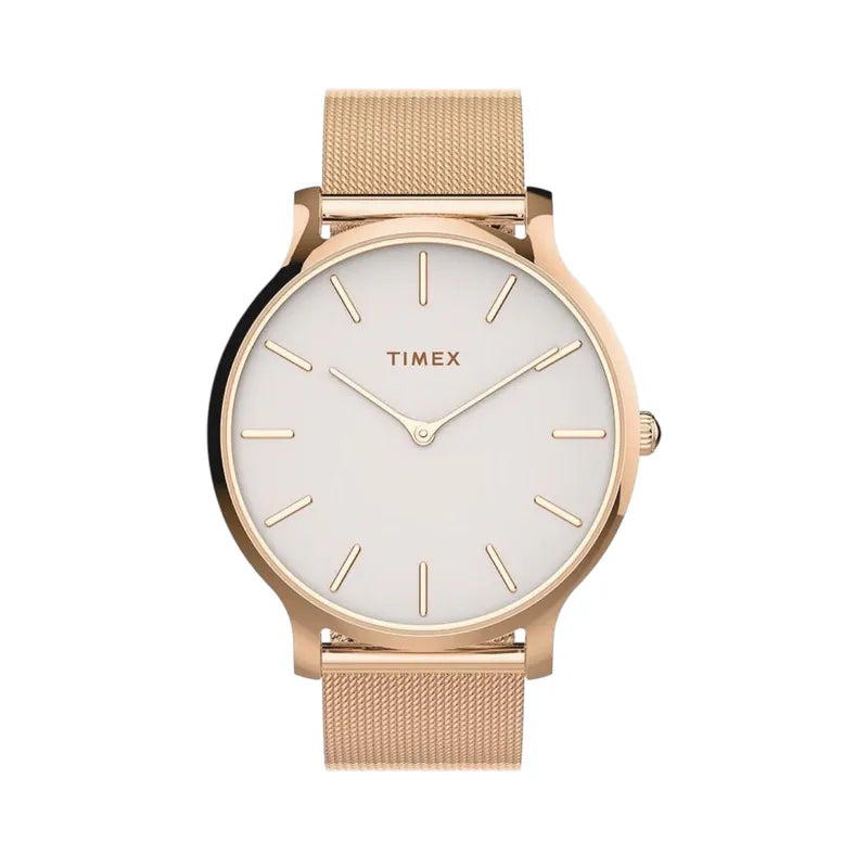 Timex TW2T73900 Transcend™ 38mm Stainless Steel Mesh Band Watch