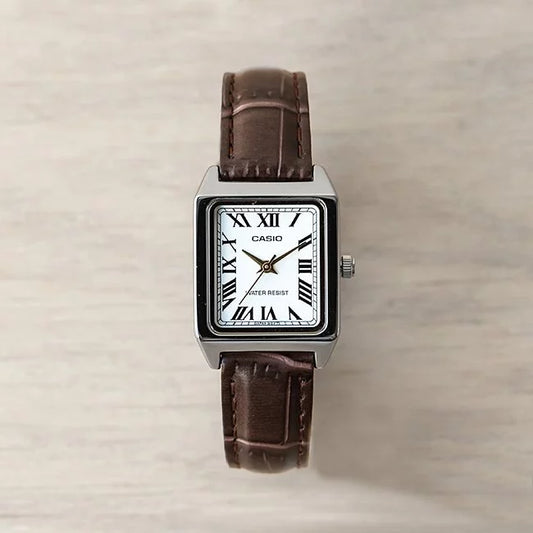 Casio LTP-V007L-7B2 22mm Ladies Leather Strap Vintage Watch