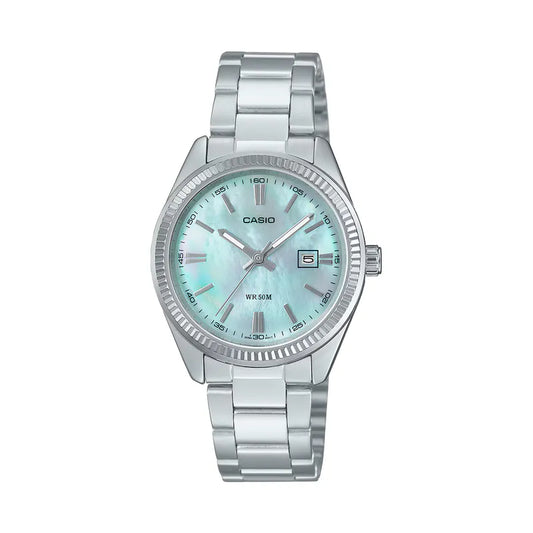 Casio LTP-1302DS-2A 30mm Mother Of Pearl Dial Quartz Watch