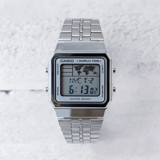 Casio A500WA-7 Boy Size Word Time Digital Vintage Watch
