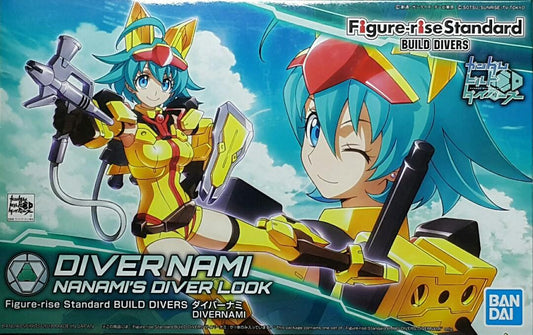 BANDAI 55333 Gundam Build Diver Diver Nami Nanami Nanase Diver Look Assembly Model GUNDAM BUILD DIVERS FIGURE-RISE STANDARD BUILD DIVERS 016 DIVER NAMI NANAMI'S DIVER LOOK MODEL KIT
