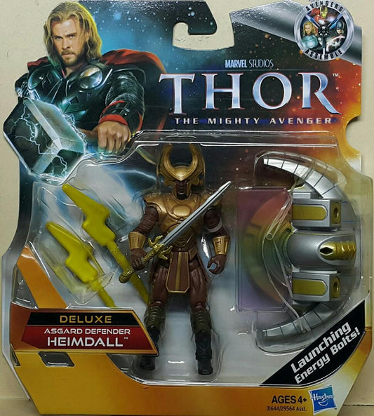 HASBRO 59759 AVENGERS ASSEMBLE MARVEL STUDIOS THOR THE MIGHTY AVENGER DELUXE ASGARD DEFENDER HEIMDALL WITH LAUNCHING ENERGY BOLTS
