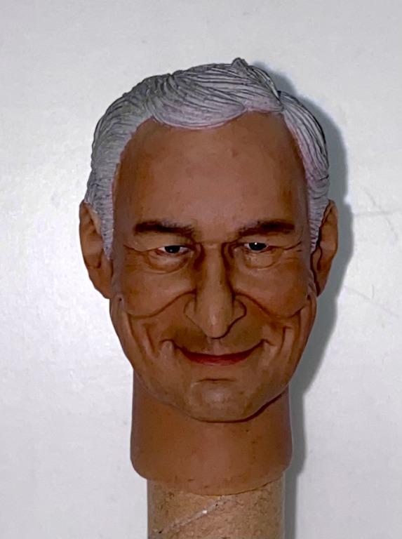 HEAD PLAY 1/6 HEAD PLAY HP0042 CUSTOM MADE Hugh Hefner PLAYBOY HEAD SCULPT PIU176