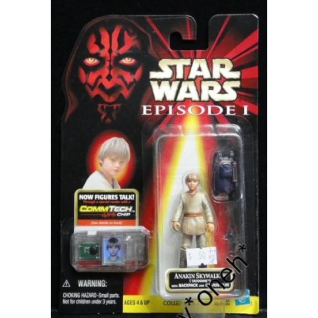 HASBRO 84074 STAR WARS ANAKIN SKYWALKER TATOOINE BACKPACK & GREASE GUN