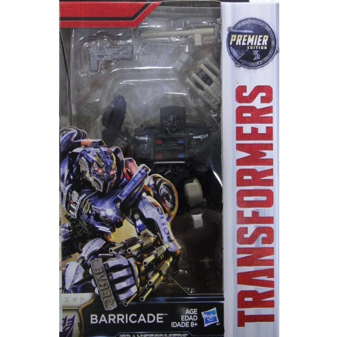 HASBRO 51643 TRANSFORMERS THE LAST KNIGHT PREMIER EDITION DELUXE CLASS BARRICADE Special Sale