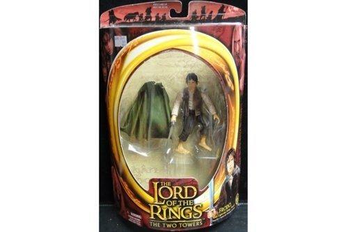 TOY BIZ 81153 THE LORD OF THE RINGS THE TWO TOWERS FRODO WITH STING SWORD ELIJAH WOOD