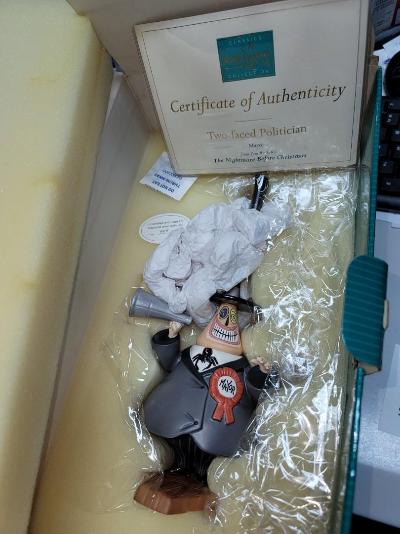 Classics walt disney collection nightmare before christmas mayor wdcc