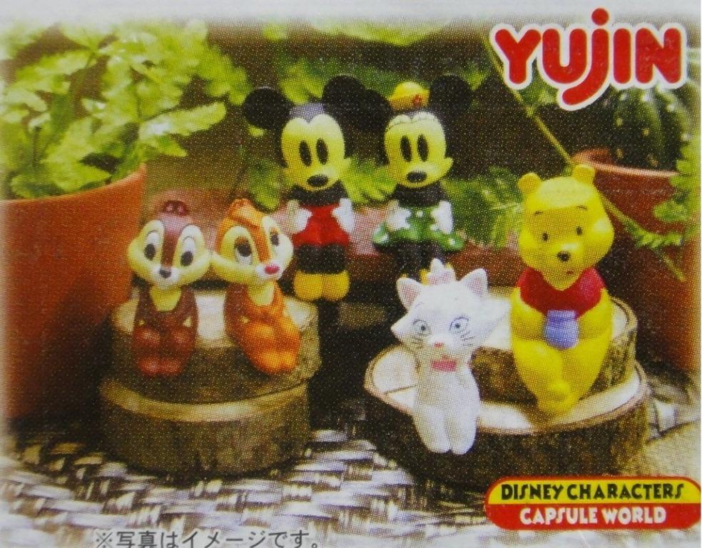 YUJIN Disney Character Series DISNEY CHARACTERS MICKY MINNIE MARIE All 6 Types Gashapon 93071 Warehouse b7807355