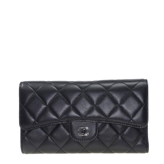 Chanel Short Button Wallet A31506BLK 18906