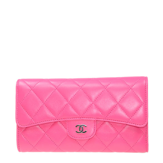 Chanel Long Fold Wallet A31506PINK 2472