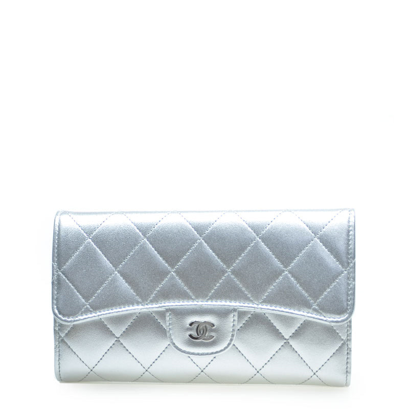 Chanel Long Button Wallet A31506SS 1387