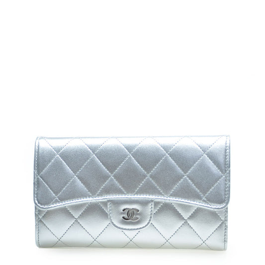 Chanel Long Button Wallet A31506SS 1387