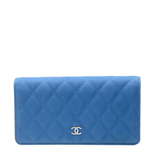 Chanel Long Fold Wallet A31509CLBLUE 3379