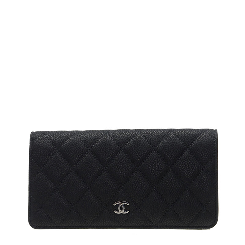 Chanel Long Fold Wallet A31509MCBLK 3382