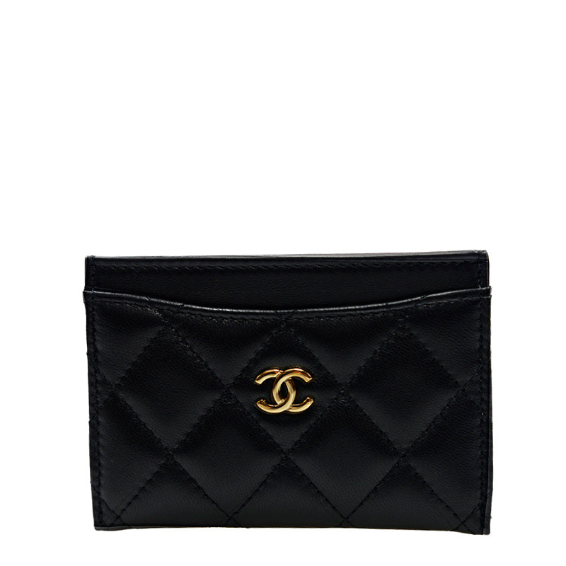 Chanel Card Holder A31510LBLKGP 4365