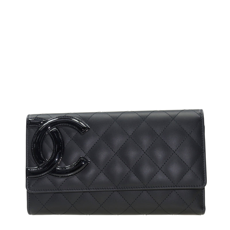 Chanel Long Button Wallet A46645BLKV 9553
