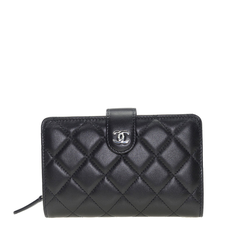 Chanel Short Button Wallet A48667LBLK 10570