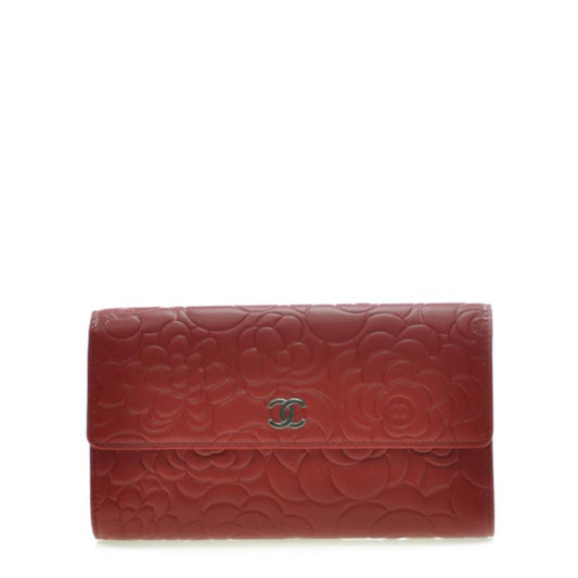 Chanel Long Button Wallet A48684LRED 1868